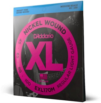 D'ADDARIO EXL170 M - Струны для бас-гитары EXL170M