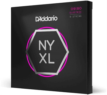 D'ADDARIO NYXL0980 - Струны для электрогитары 8-струнной NYXL0980