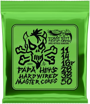 ERNIE BALL 2201 Papa Hets Hardwired Master Cores 11-50 - Струны для электрогитары P02201