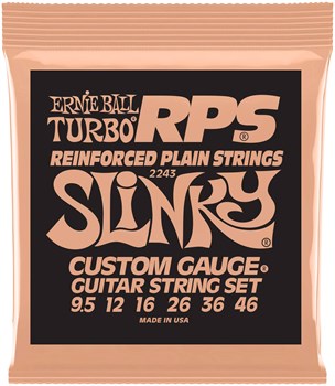 ERNIE BALL 2243 RPS Nickel Wound Slinky Turbo 9.5-46 - Струны для электрогитары P02243