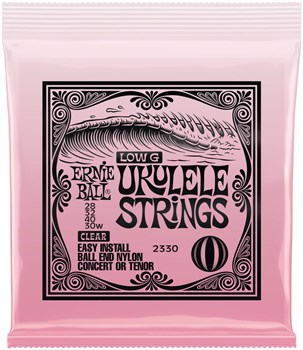 ERNIE BALL 2330 Ball end Clear Nylon Wound G - Струны для укулеле P02330