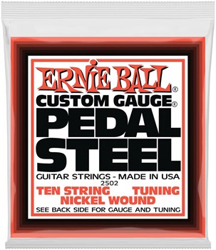 ERNIE BALL 2502 Nickel Wound E9 Tuning 13-38 - Струны для педальной 10-струнной слайд-гитары P02502