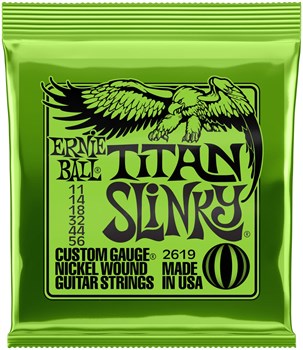 ERNIE BALL 2619 Nickel Wound Slinky Titan 11-56 - Струны для электрогитары P02619