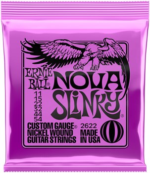 ERNIE BALL 2622 Nickel Wound Slinky Nova w/ Wound G 11-54 - Струны для электрогитары P02622