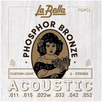 LA BELLA 7 GPCL - Струны для акустической гитары 7GPCL