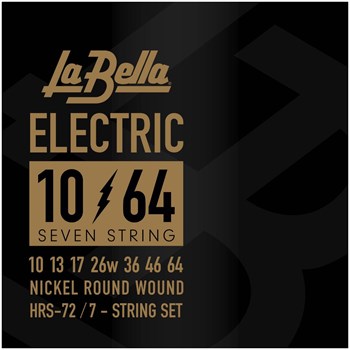 LA BELLA HRS-72 - Струны для электрогитары 7-струнной HRS-72