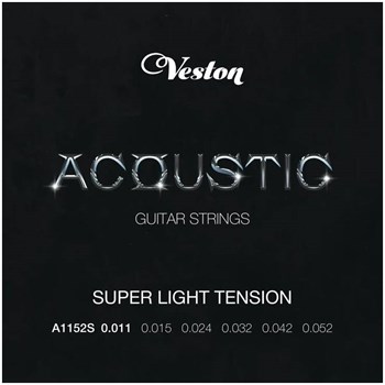 VESTON A1152 S - Струны для акустической гитары A1152S