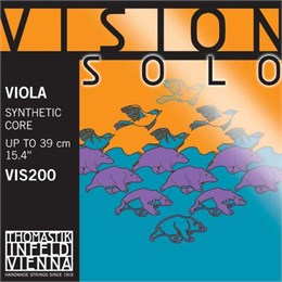 VIS200 Vision Solo Комплект струн для альта размером 4/4, среднее натяжение, Thomastik VIS200