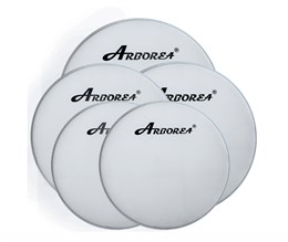 ARDLW-22 Пластик для бас-барабана 22", белый, Arborea ARDLW-22
