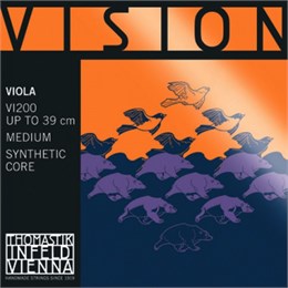 VI200 Vision Комплект струн для альта размером 4/4, среднее натяжение, Thomastik VI200