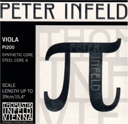 PI200 Peter Infeld Комплект струн для альта размером 4/4, среднее натяжение, Thomastik PI200