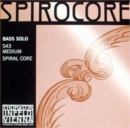 S43 Spirocore Комплект струн для контрабаса размером 4/4, соло, Thomastik S43