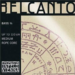 BC600S Belcanto Solo Комплект струн для контрабаса размером 3/4, Thomastik BC600S