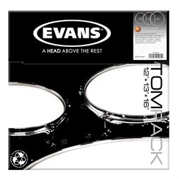 ETP-G2CLR-S G2 Clear Standard Набор пластика для том барабана, 12"/13"/16", Evans ETP-G2CLR-S