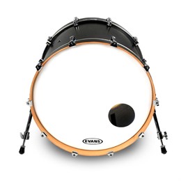 BD20RGCW EQ3 Resonant Coated White Пластик для бас-барабана 20", резонансный, Evans BD20RGCW