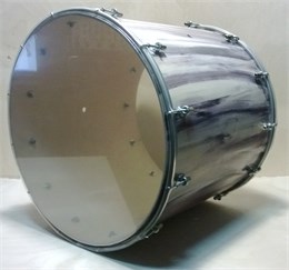 BK-14Ms Барабан кавказский 14", 34х35,6см, цвет — мрамор светлый, Мастерская Бехтеревых BK-14Ms