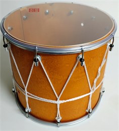 BK-10Nv Барабан кавказский 10" с верёвкой, цвет орех, Мастерская Бехтеревых BK-10Nv