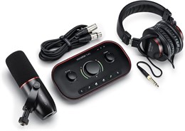Vocaster-Two-Studio Vocaster Two Studio Комплект Аудио интерфейс USB, микрофон, наушники, Focusrite Vocaster-Two-Studio