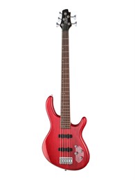 Action-Bass-V-Plus-TR Action Series Бас-гитара 5-струнная, красная, Cort Action-Bass-V-Plus-TR