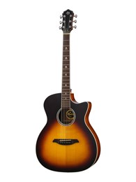 GAC-10SB Акустическая гитара, с чехлом, санберст, Mollo Guitar GAC-10SB