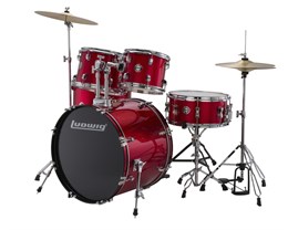LC17514 Accent Drive Барабанная установка, красная, Ludwig LC17514