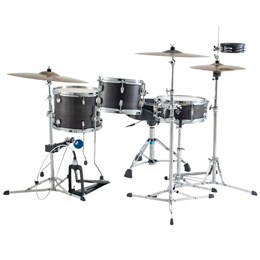 PODL313BK1-WB Little Roomer Набор барабанов, с чехлом, черные матовые, Dixon PODL313BK1-WB