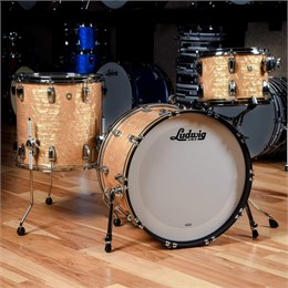 LLC54023LXAO Legacy Mahogany Downbeat Комплект барабанов, желтые, Ludwig LLC54023LXAO