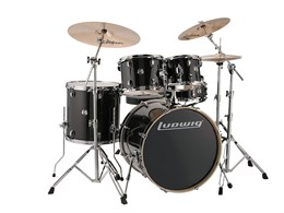 LCEE22016EXP Element Evolution Барабанная установка, черная, Ludwig LCEE22016EXP