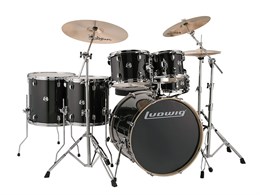 LCEE622016EXP Element Evolution Барабанная установка, черная, Ludwig LCEE622016EXP