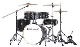 LC196-1 Accent Pro Барабанная установка, черная, 2 коробки, Ludwig LC196-1