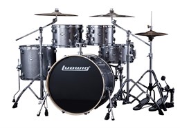 LEE52204 Element Барабанная установка, серебристая, 2 коробки, Ludwig LEE52204