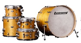 LCEM52204 Evolution Maple Барабанная установка, желтая, 4 коробки, Ludwig LCEM52204