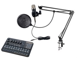 V10XPRO+BM900 Набор для стрима, конференций, игровой, студийный (микрофон, звуковая карта), Foix V10XPRO+BM900