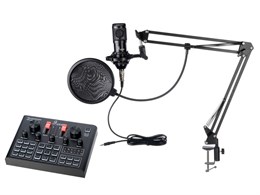 V9Xpro+BM800 Набор для стрима, конференций, игровой, студийный (микрофон, звуковая карта), Foix V9Xpro+BM800