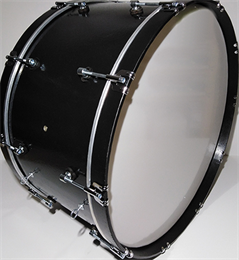 MBB-2412BL Барабан маршевый 24 х 12", черный, Мастерская Бехтеревых MBB-2412BL