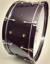 MBB-2810BL Барабан маршевый 28 х 10", черный, Мастерская Бехтеревых MBB-2810BL