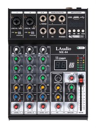 ME-04 Микшерный пульт, 4 канала, серия PRO, LAudio ME-04