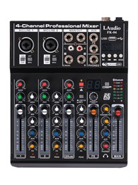 FK-04 Микшерный пульт, 4 канала, серия PRO, LAudio FK-04