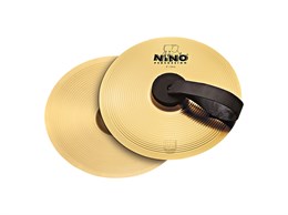 NINO-BR20 Тарелки ручные 8", пара, с ремнями, латунь, Nino Percussion NINO-BR20