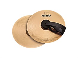 NINO-BO20 Тарелки ручные 8", пара, с ремнями, бронза, Nino Percussion NINO-BO20