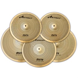 GD14161820SET Mute Gold Комплект тарелок с уменьшенной громкостью звучания 14, 16, 18, 20", Arborea GD14161820SET