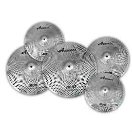 SM14161820SET Mute Silver Комплект тарелок с уменьшенной громкостью звучания 14, 16, 18, 20" Arborea SM14161820SET