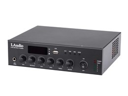 LAM120B Микшер усилитель мощности трансляционный, 120Вт, LAudio LAM120B