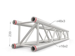RS-TC-Q30L100 Ферма прямая 287х287, квадратное сечение, длина 1 м, Rosstage RS-TC-Q30L100