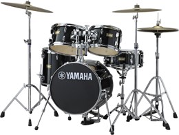 JK6F5-RB Manu Katche Junior Kit Барабанная установка со стойками, черная, (2 коробки) Yamaha JK6F5-RB