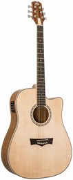 PEAVEY DW-2 CE Solid Top Cutaway w/Case - Гитара электроакустическая DW-2 CE Solid Top Cutaway w/Case
