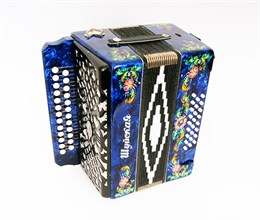 S51XL-A-BL Гармонь "Шуйская" 25х25-III, синяя, Шуйская гармонь S51XL-A-BL