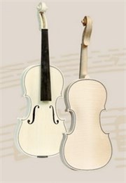 AW-V012-WH Workshop Gems I Скрипка белая 1/2, Gliga AW-V012-WH