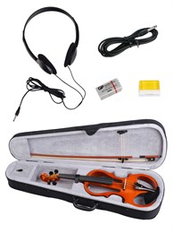 HVE/HVE-06D Электроскрипка, с футляром и смычком, Foix HVE/HVE-06D