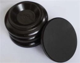 HY-PM013 Комплект подставок под пианино, дерево, черные, 4 шт, Rin HY-PM013